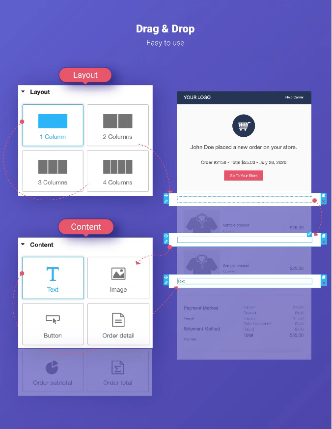 WooCommerce Email Template Customizer v1.2.0 邮件模板定制